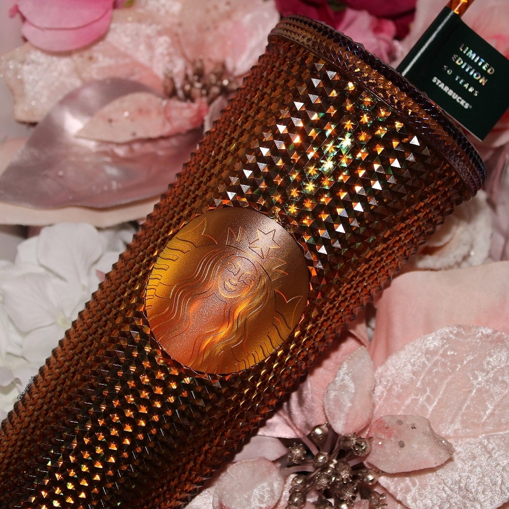 Starbucks 50th Anniversary Gold Studded Tumbler